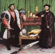 Hans holbein the younger the ambassadors oil painting picture wholesale